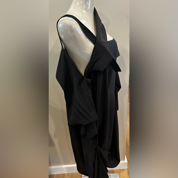 Vera Wang avant garde stretch silk dress - Picture 2 of 11